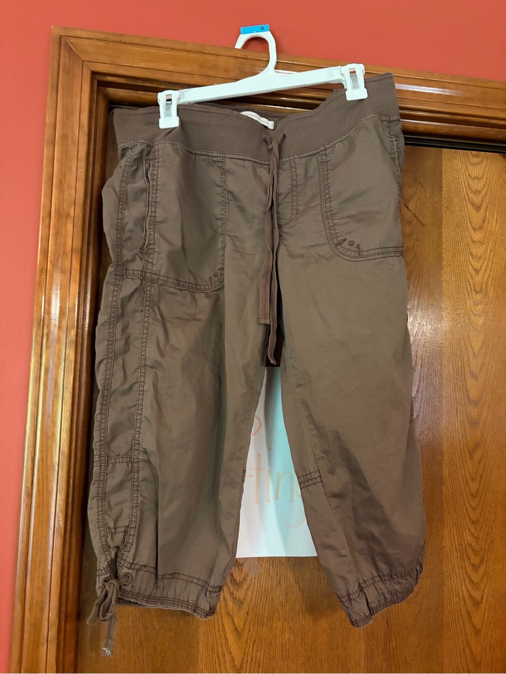 Y2K Abercrombie & Fitch large Brown Women's Cargo Capris